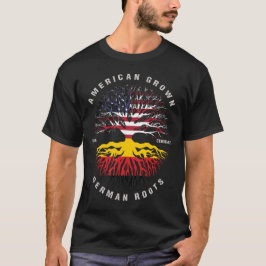 Fahne "American Grown GERMAN Roots Germany" T-Shirt