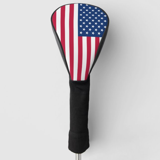 Fahne Amerika - Reisen Golf Headcover (Vorderseite)