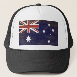 Fahne Australiens Truckerkappe