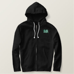 Fahne Bestickter Hoodie