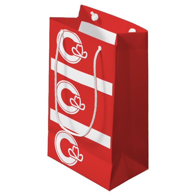 Fahne Calgary, Alberta Kleine Geschenktasche Kleine Geschenktüte (Vorderseite Schrägansicht)