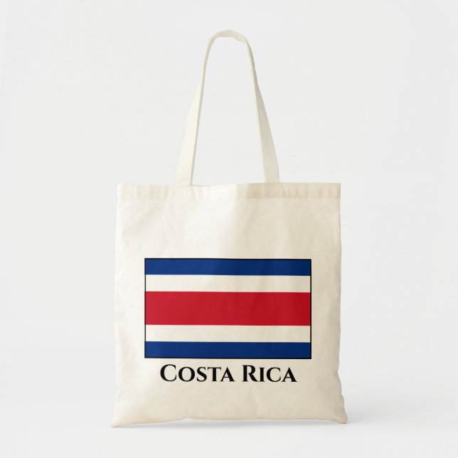 Fahne Costa Rica Tragetasche (Vorne)
