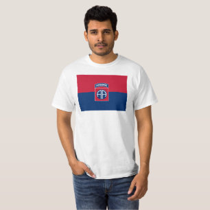 Fahne der 82. Luftlandedivision Militärveteran T-Shirt