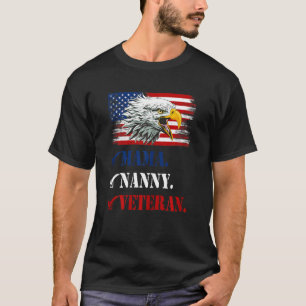 Fahne der amerikanischen Adlerfahne "Women First M T-Shirt