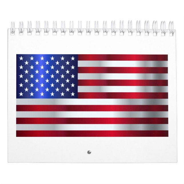 Fahne der amerikanischen US Flagge Kalender (Titelbild)