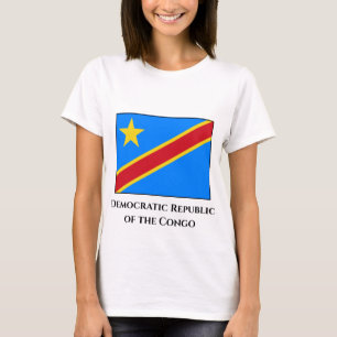 Fahne der Demokratischen Republik Kongo T-Shirt