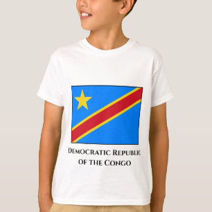Fahne der Demokratischen Republik Kongo T-Shirt