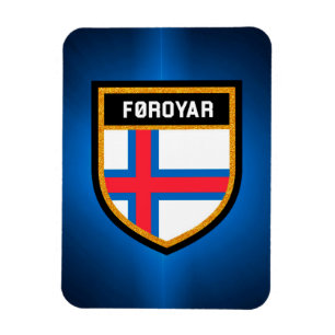 Fahne der Färöer Magnet