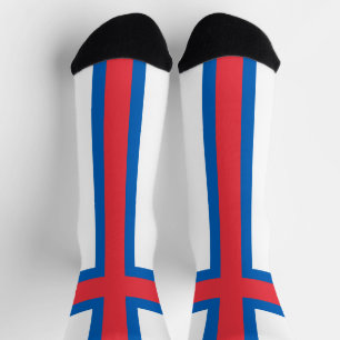 Fahne der Färöer Socken