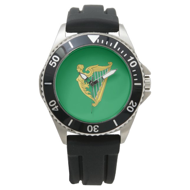 Fahne der irischen Republikaner Armbanduhr (Vorderseite)