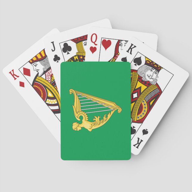 Fahne der irischen Republikaner Spielkarten (Rückseite)