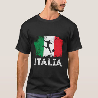 Fahne der italienischen Fußballweltmeisterschaft T-Shirt