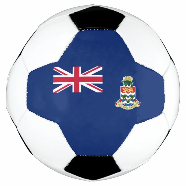 Fahne der Kaimaninseln Fußball (Vorderseite)
