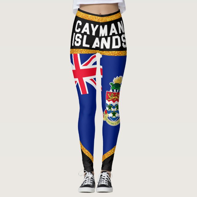 Fahne der Kaimaninseln Leggings (Vorderseite)