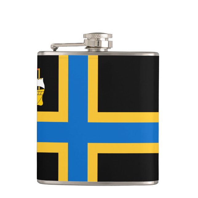 Fahne der Kaithness-Flasche Flachmann (Vorderseite)