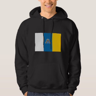 Fahne der Kanarischen Inseln Hoodie