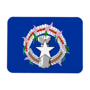 Fahne der Nördlichen Marianen Magnet