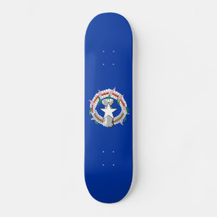 Fahne der Nördlichen Marianen Skateboard