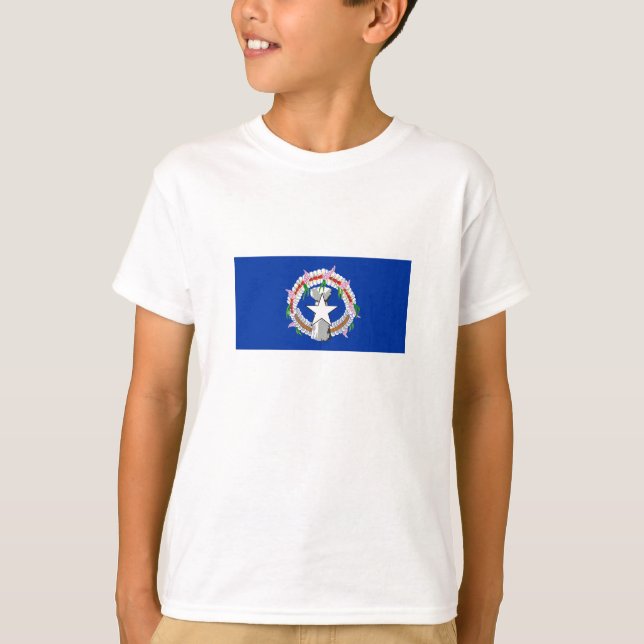 Fahne der Nördlichen Marianen T-Shirt (Vorderseite)