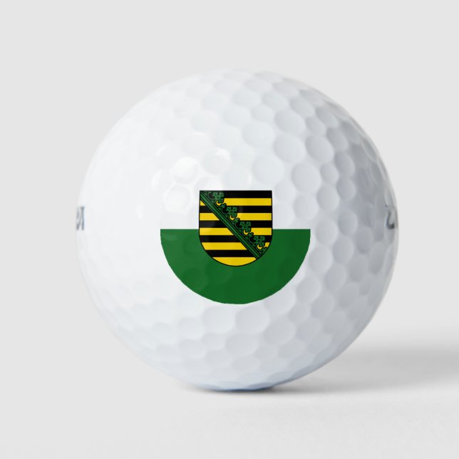 Fahne der sächsischen Golfbälle (Vorderseite)