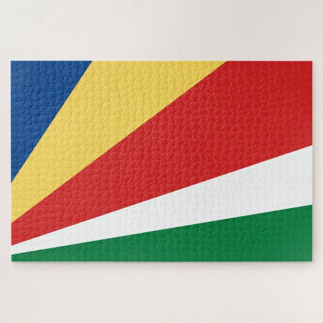 Fahne der Seychellen (Horizontal)