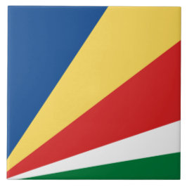 Fahne der Seychellen Fliese