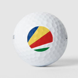 Fahne der Seychellen Golfball
