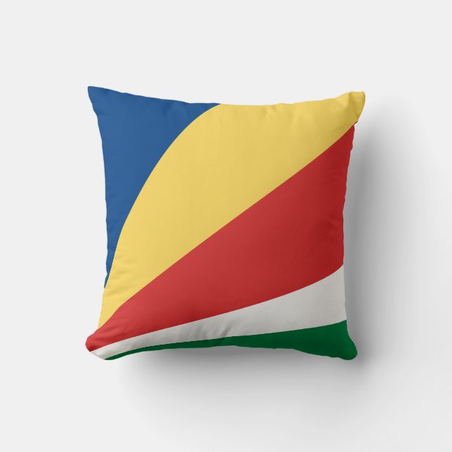 Fahne der Seychellen Kissen (Vorderseite)