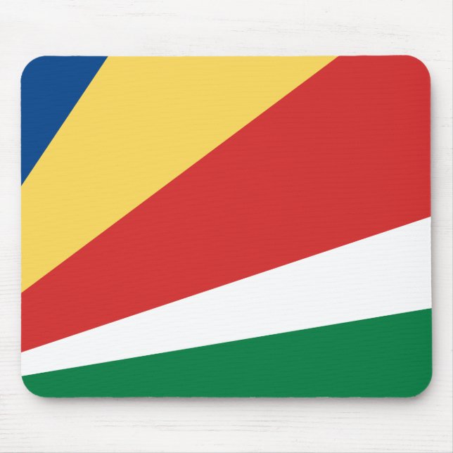 Fahne der Seychellen Mousepad (Vorne)