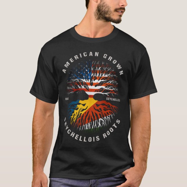 Fahne der Seychellen T-Shirt (Vorderseite)