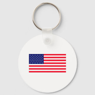 Fahne der Staaten im MUSEUM Zazzle Schlüsselanhänger