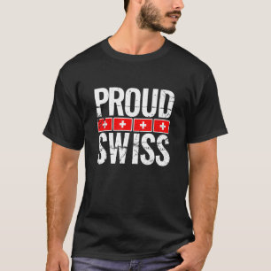 Fahne der Vintagen Schweiz T-Shirt