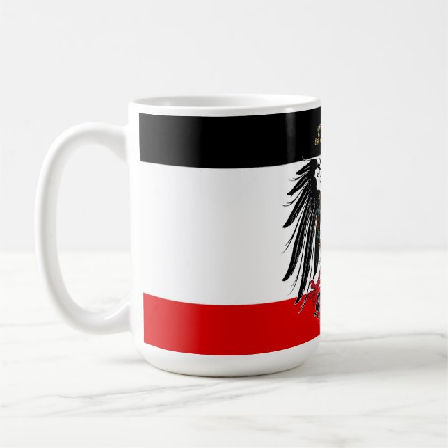 Fahne des Deutschen Reiches Kaffeetasse (Links)