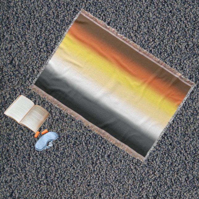 Fahne des Gay Bären - farbenfrohe Bärenflagge Decke (Von Creator hochgeladen)