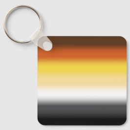 Fahne des Gay Bären - farbenfrohe Bärenflagge Schlüsselanhänger