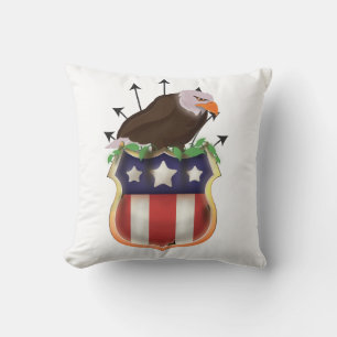 Fahne des Golden Eagle US Flagge Kissen