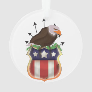 Fahne des Golden Eagle US Flagge Ornament