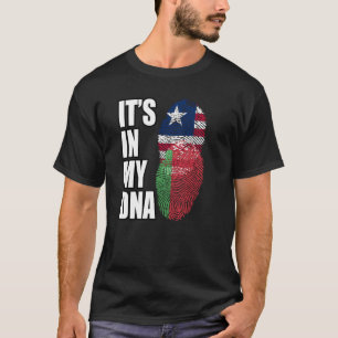 Fahne des liberianischen und belarussischen Mix-DN T-Shirt