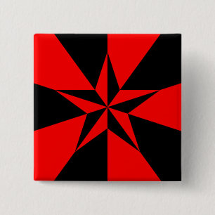 Fahne des libertären Sozialismus Button