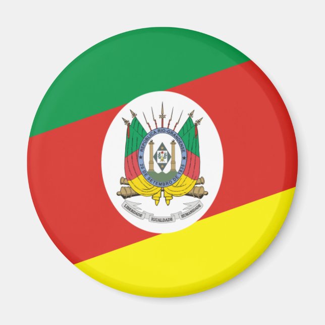 Fahne des Rio Grande des Südens Magnet (Vorne)