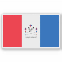Fahne des serbischen oder komaischen Volkes, Mexik Aufkleber