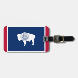 Fahne des Wyoming Gepäckanhänger