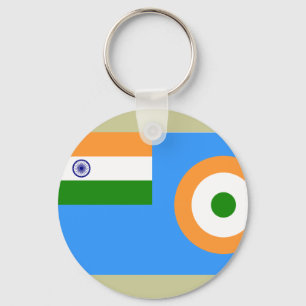 Fahne die indische Luftwaffe, Indien Schlüsselanhänger