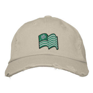 Fahne-Fahne Bestickte Baseballkappe