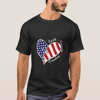 Fahne Fahne Fahne - Das Herz der Familie T-Shirt