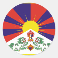 Fahne "Freies Tibet"