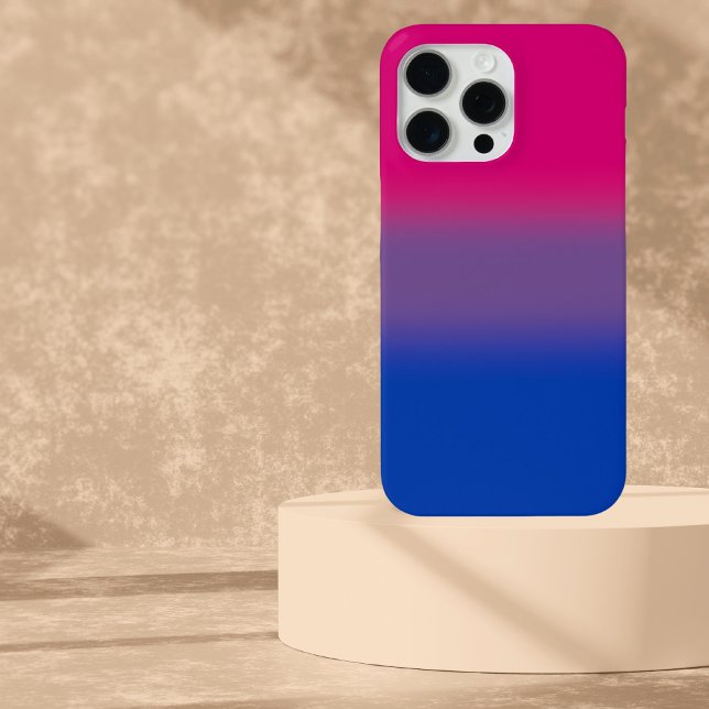 Fahne für Bisexual-Stolz - farbenfrohe Bi-Flagge Case-Mate iPhone Hülle (Von Creator hochgeladen)