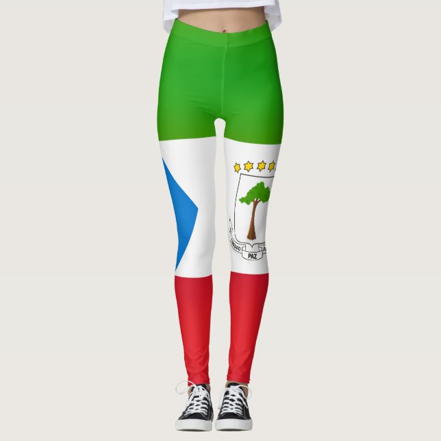 Fahne für Coole äquatoriale Guinea Leggings (Vorderseite)