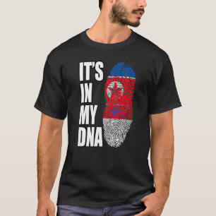 Fahne für das nordkoreanische und indonesische MIS T-Shirt