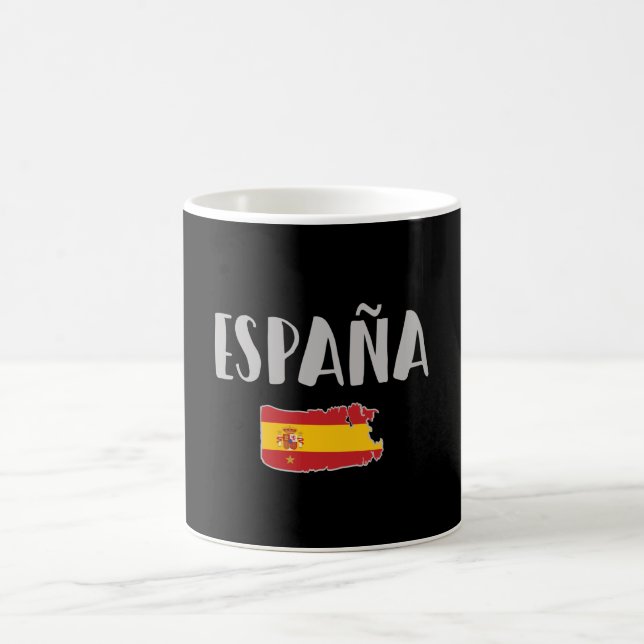 Fahne für das Shirt "Spanien Fußball" Kaffeetasse (Mittel)
